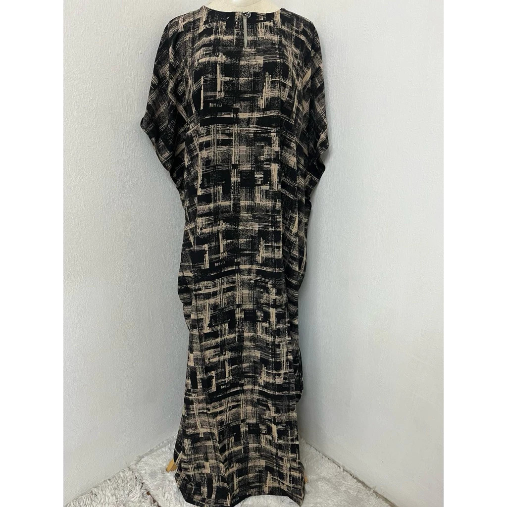 100% Cotton Kaftan, Original Batik from Terengganu / Maxi Cotton Batwing dress