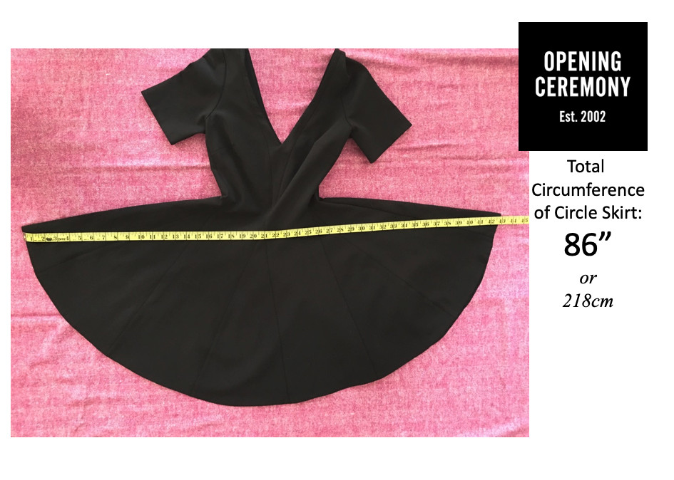 Opening Ceremony Fit & Flare Black Dress XS