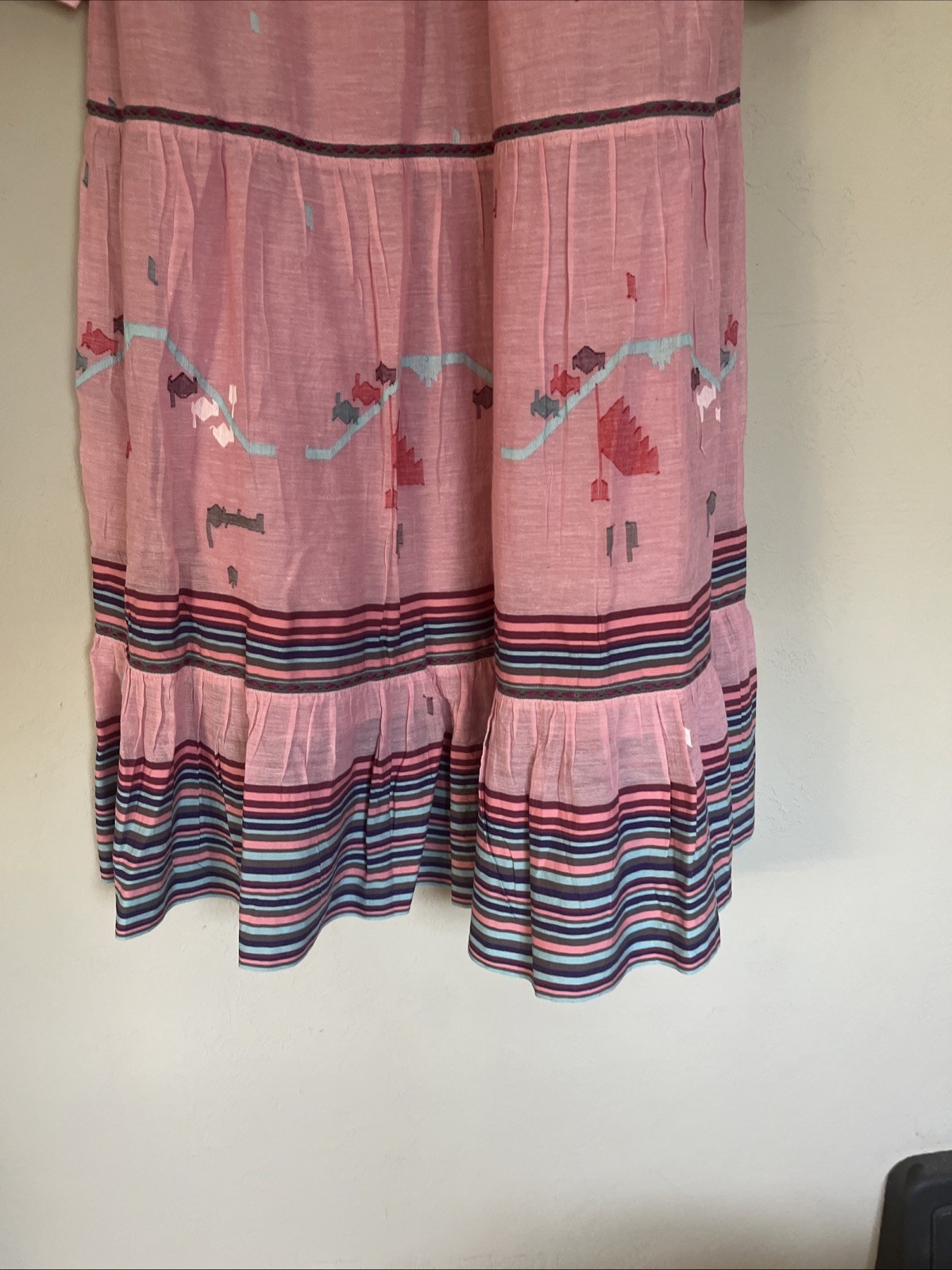 Conditions Apply Hand Woven Pink Aranza Dress SZ S NWT