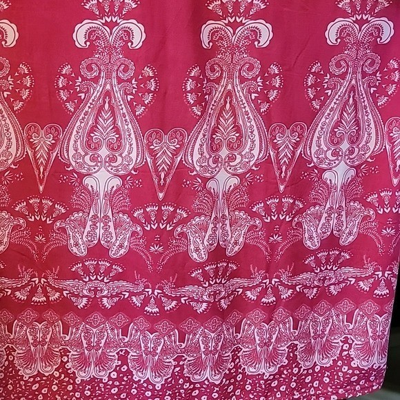Unbranded Silk Blend Maxi Pink Floral Sleeveless Dress M