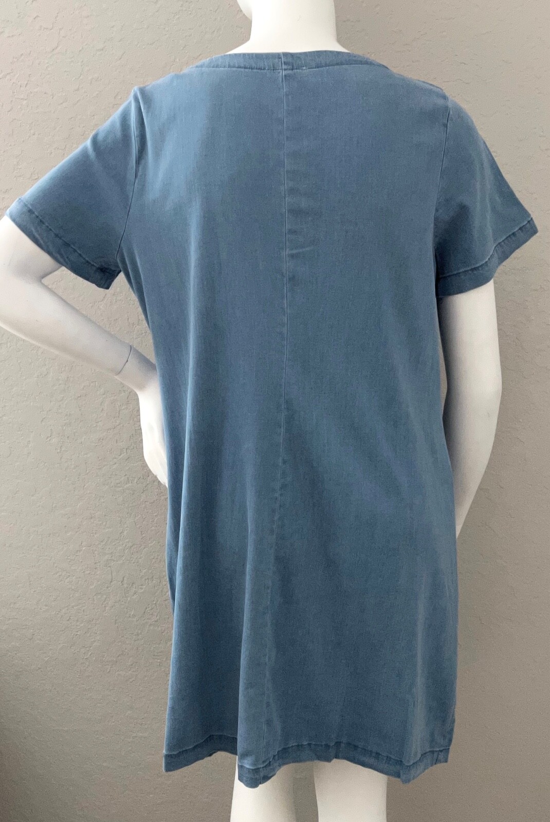 Westport Boho Embroidered Stretch Denim Dress Plus 14W 16W 18W 20W 22W 24W New!