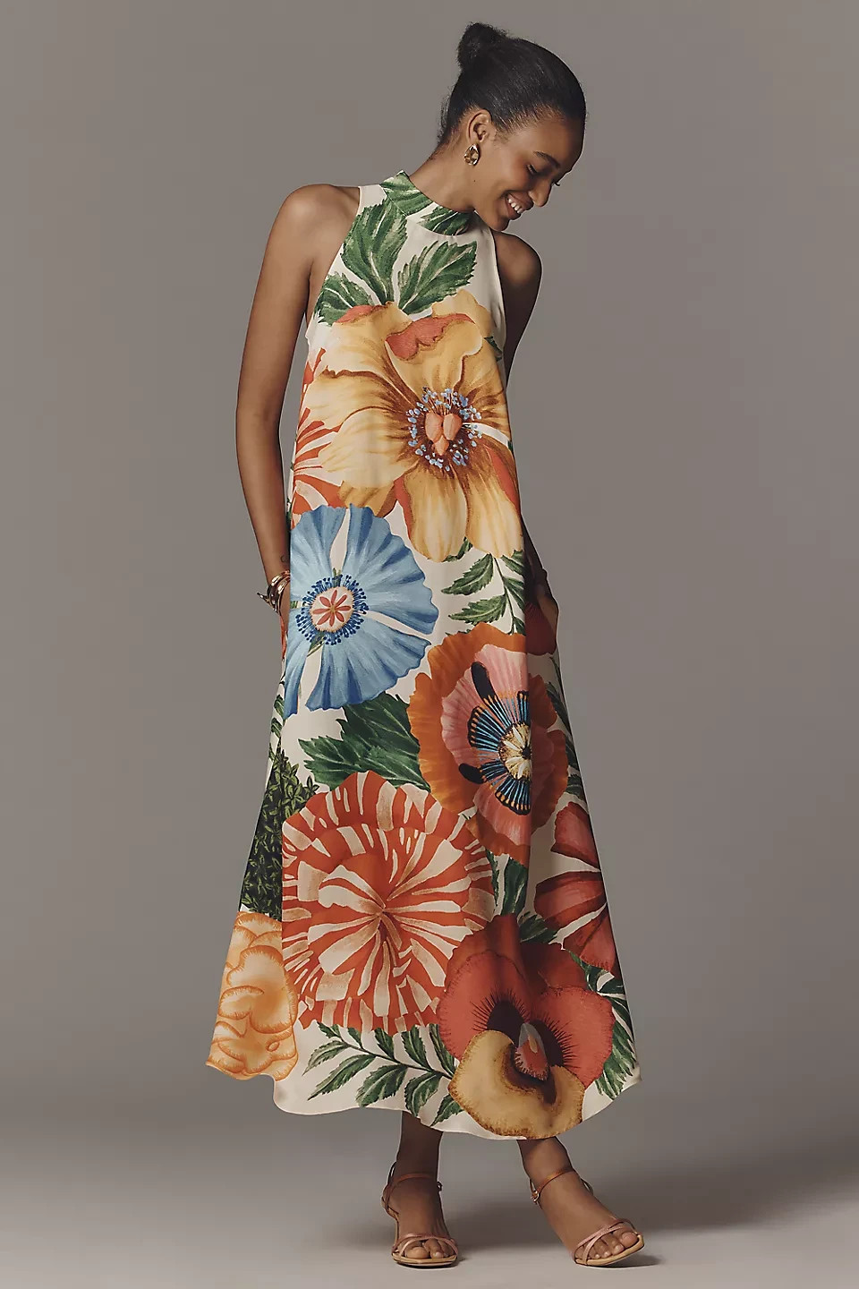Anthropologie – Farm Rio Halter Maxi Dress 4130638280170