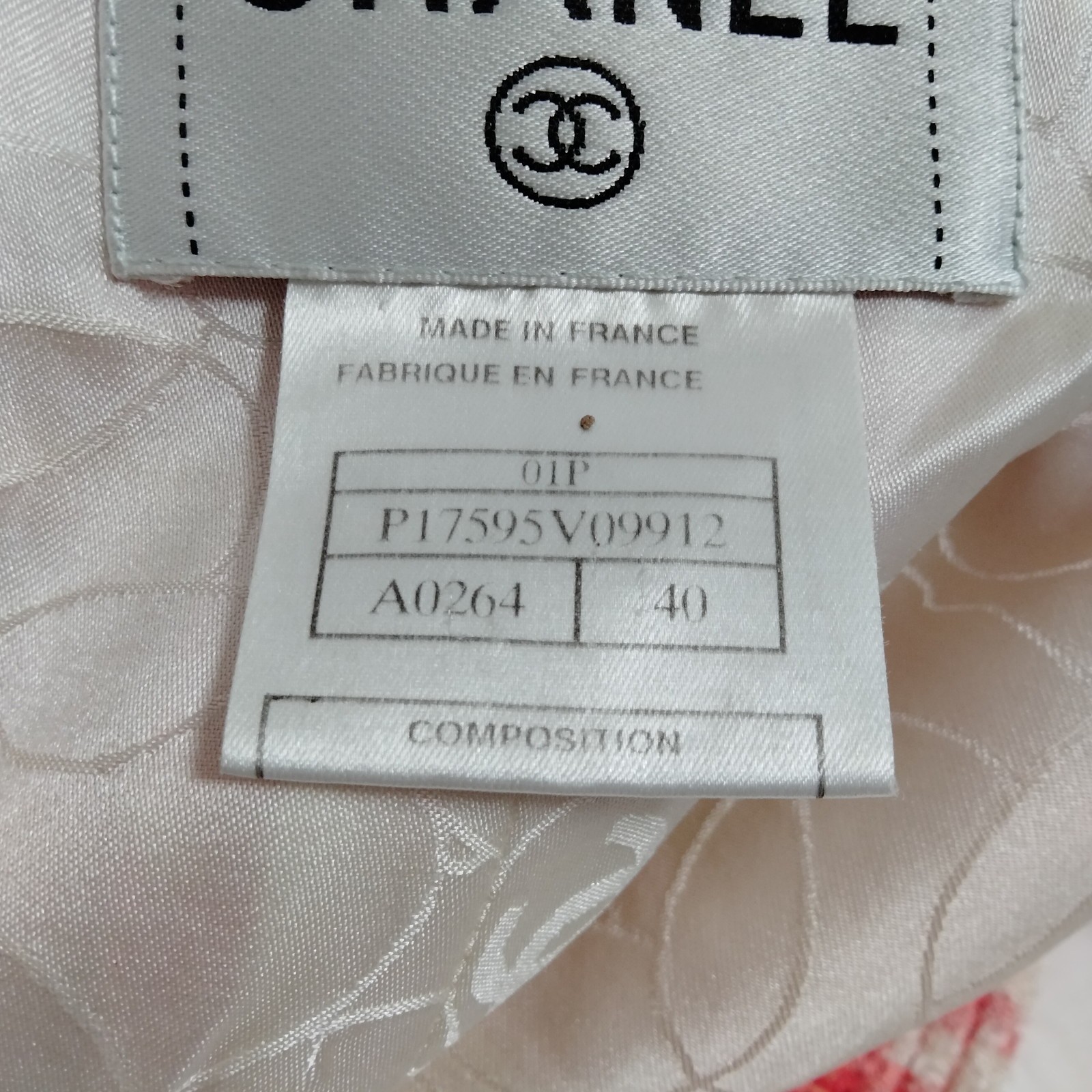 Chanel 01P　Dress Ladies Rayon Wool Cotton 2554549