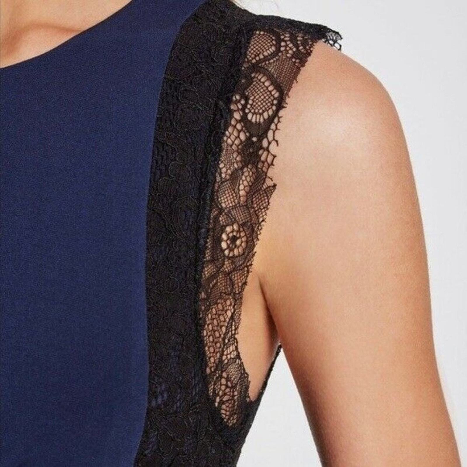 BCBGeneration Lace-Trimmed Evening Dress Size 2 New