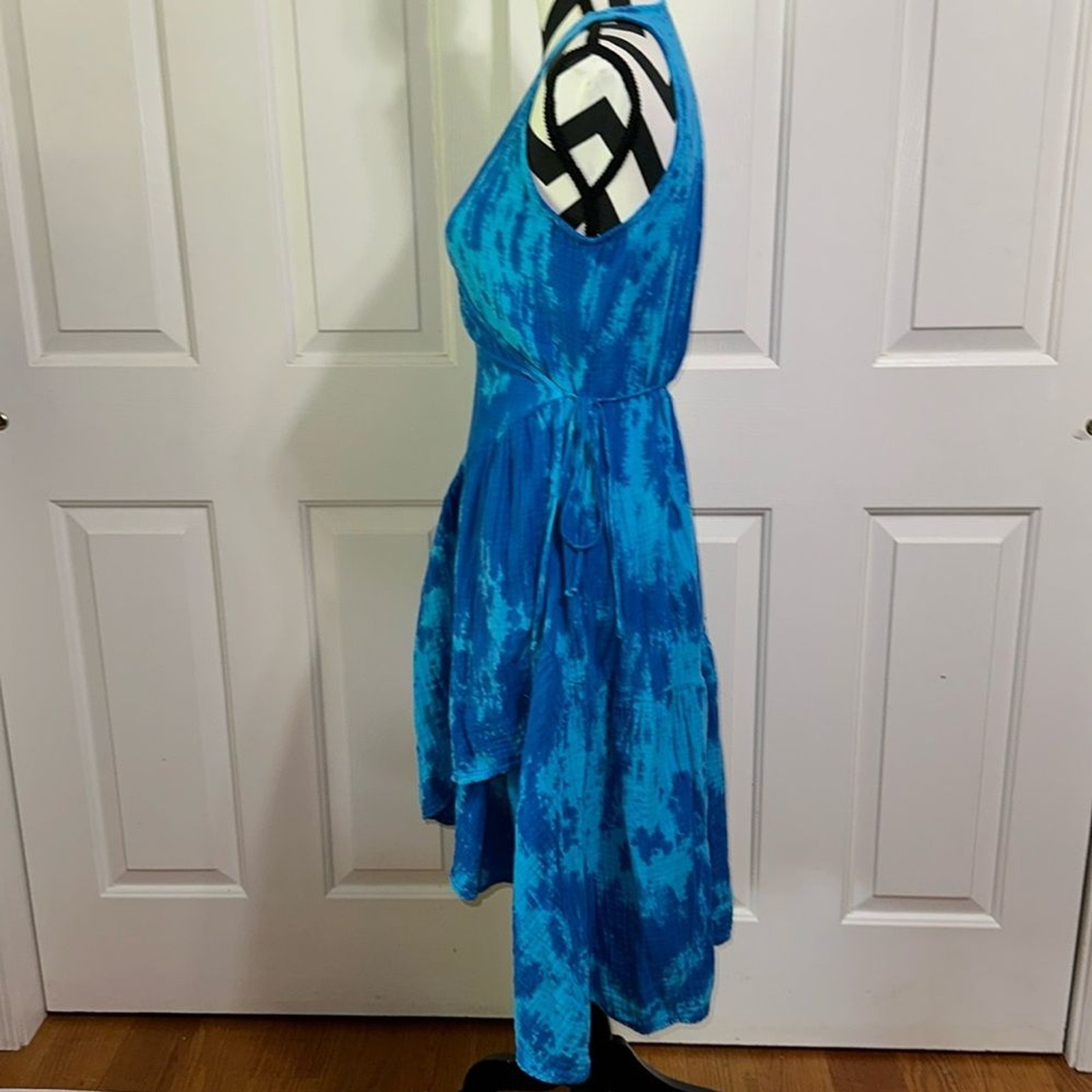 STARK X Blue Halter Wrap Dress