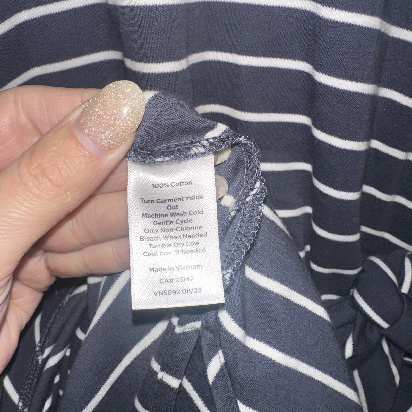 Haven Well Within Organic Cotton Interlock Knot Waist Dress Size Small NWT $118