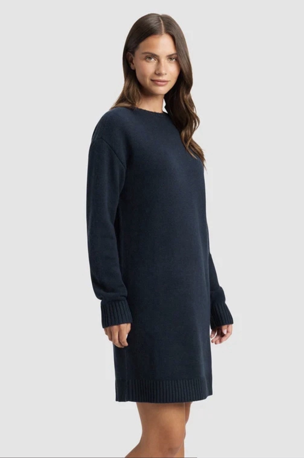Cozy Earth Brooklyn Sweater Dress Size XS Eclipse Navy NWT MSRP $198