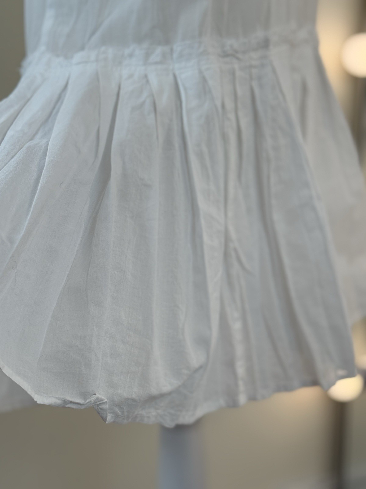 100% Cotton Slip Dress Adjustable Strap Midi Dress Minimalist Cotton Summer
