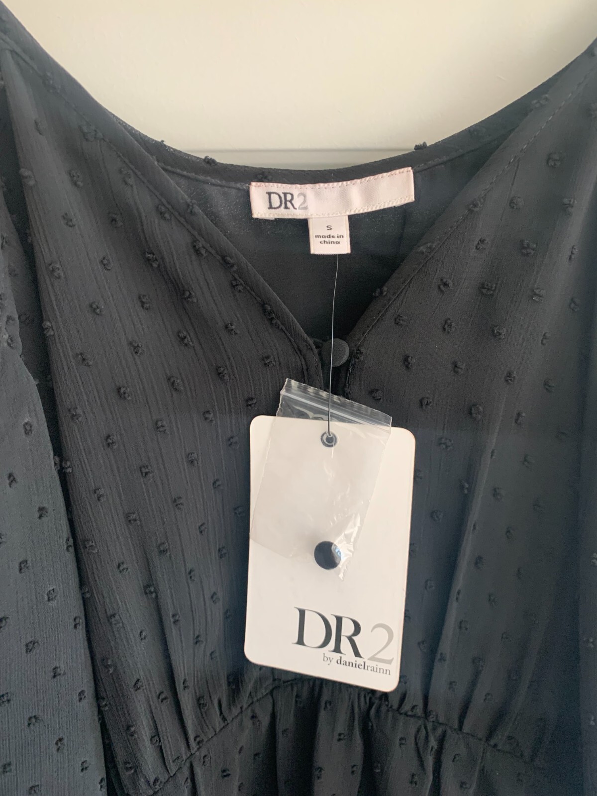DR2 by danielrainn Women’s Short Black Mini Dress Size Small New With Tags