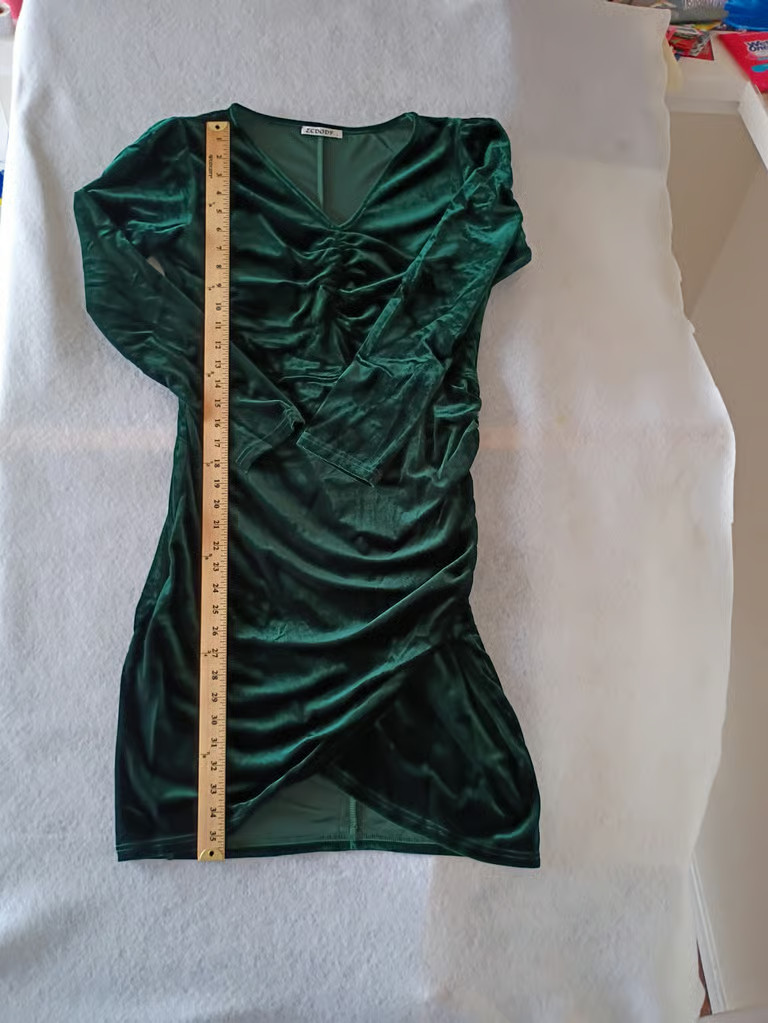 NWOT Amazon classic Elegant Velvet Dress size Large
