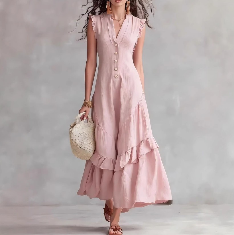 Elegant And Sophisticated Sleeveless Womens Dress