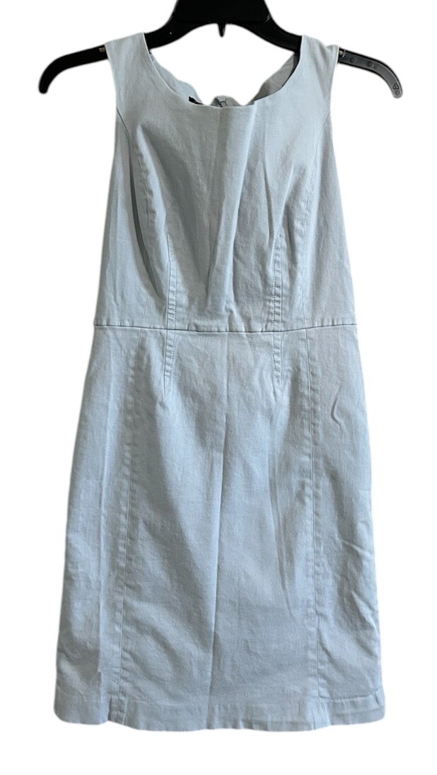 Talbots Petite Women’s Sheath Dress Blue With Hidden back zip closure Sz 6P