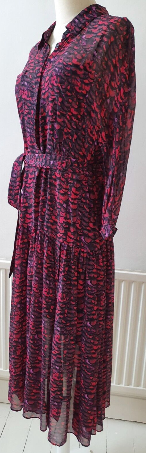 ***GORGOEUS***ALL SAINTS *ELEY PLUME* DRESS UK14, US10, EU42