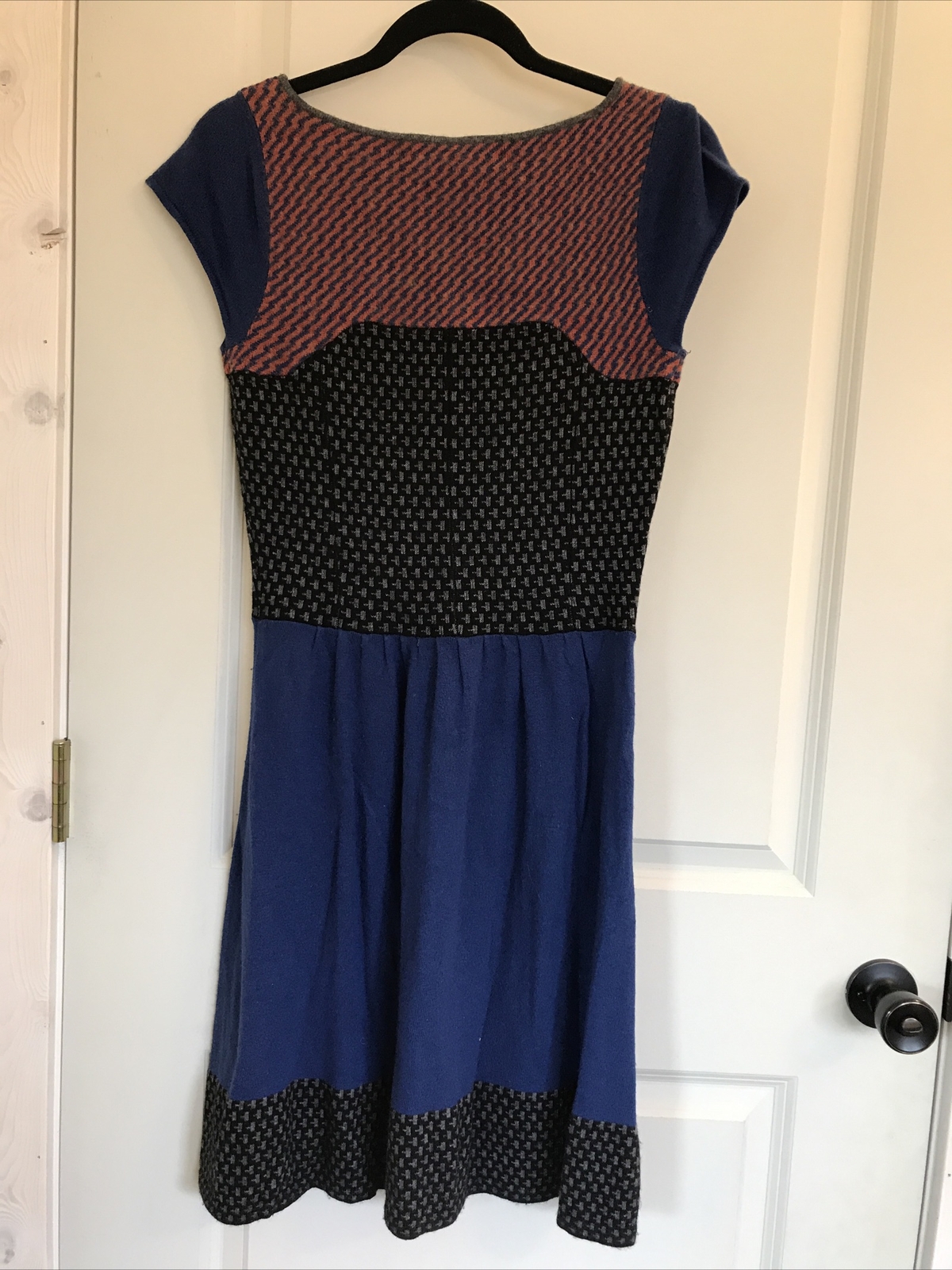 Anthropologie Sparrow Size Small Wool Cashmere Blend Short Sweater Dress Boho