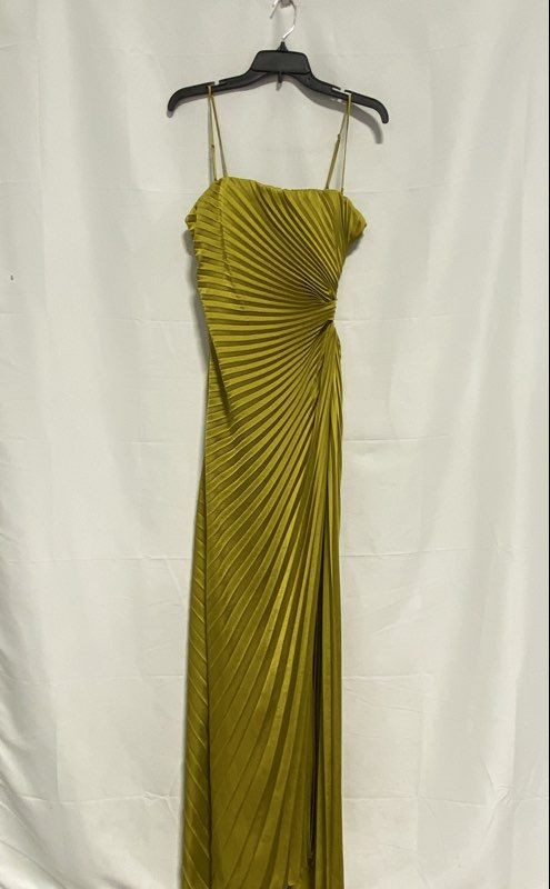 A.L.C. Women’s Cactus Bloom Sunburst Pleated Maxi Gown Prototype Sample SP25