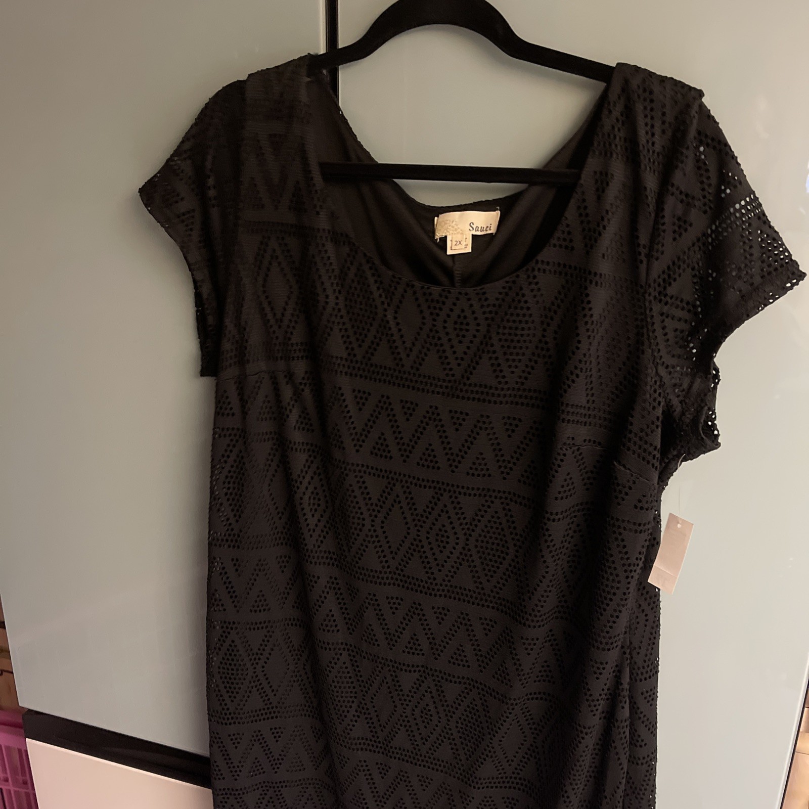 Women’s 2 X Pretty All Black Dress………….#184