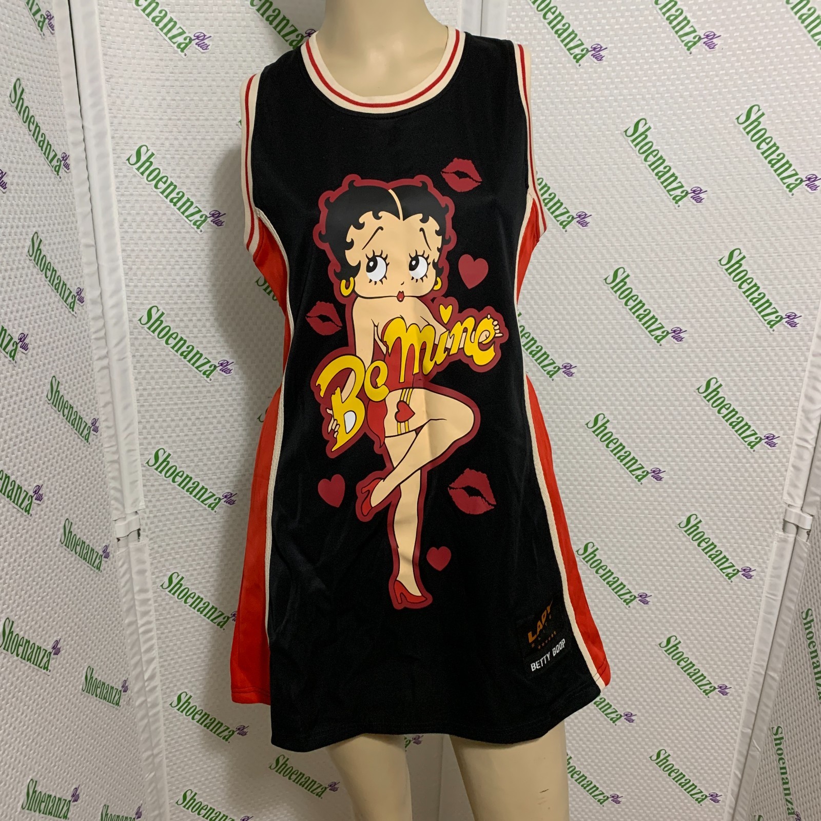 Headgear Classics Basketball Jersey Dress Lady Elite Betty Boop Be Mine Women L