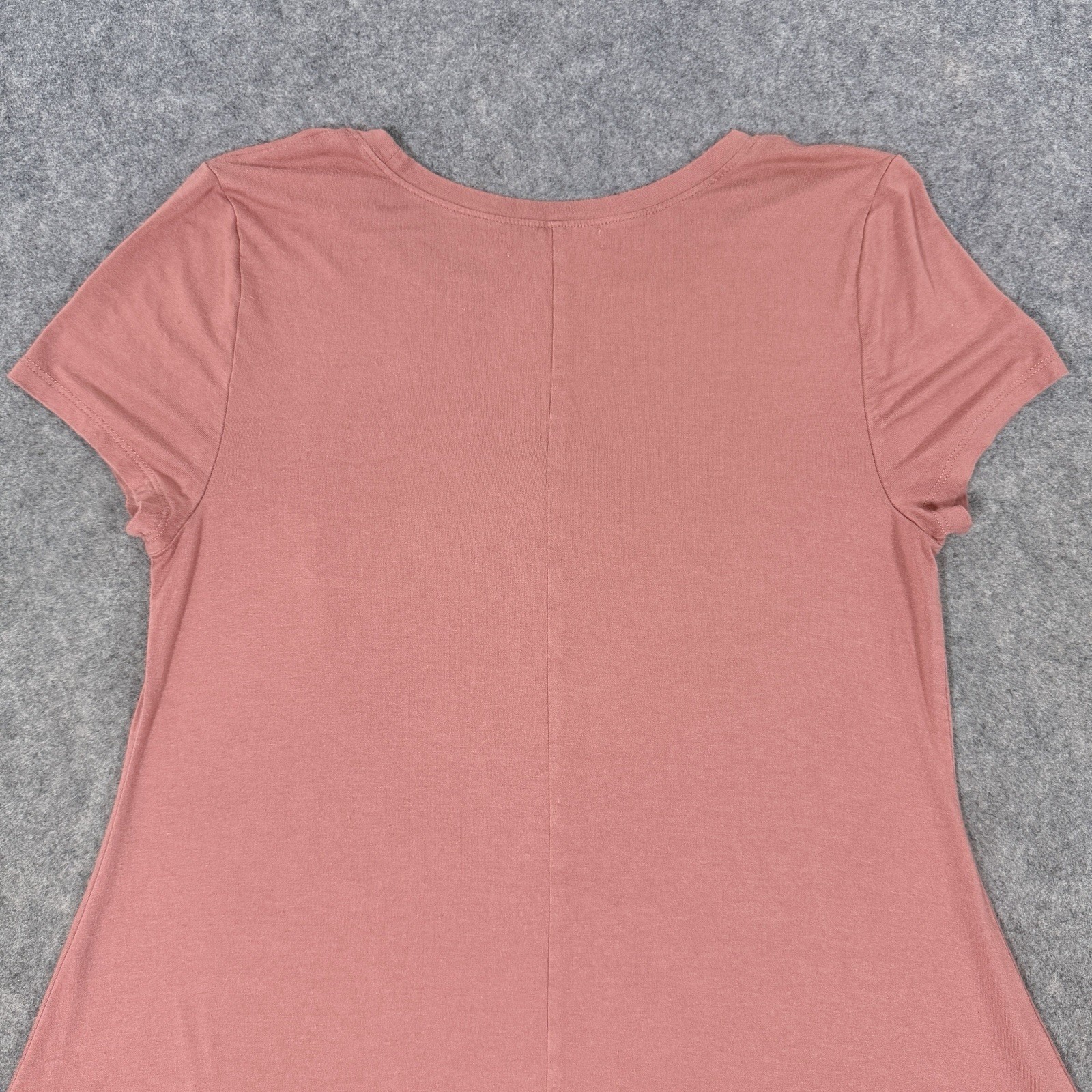 Arizona Jean Co Short Sleeve Stretch Pullover Dress Fits Women’s Size Large Pink