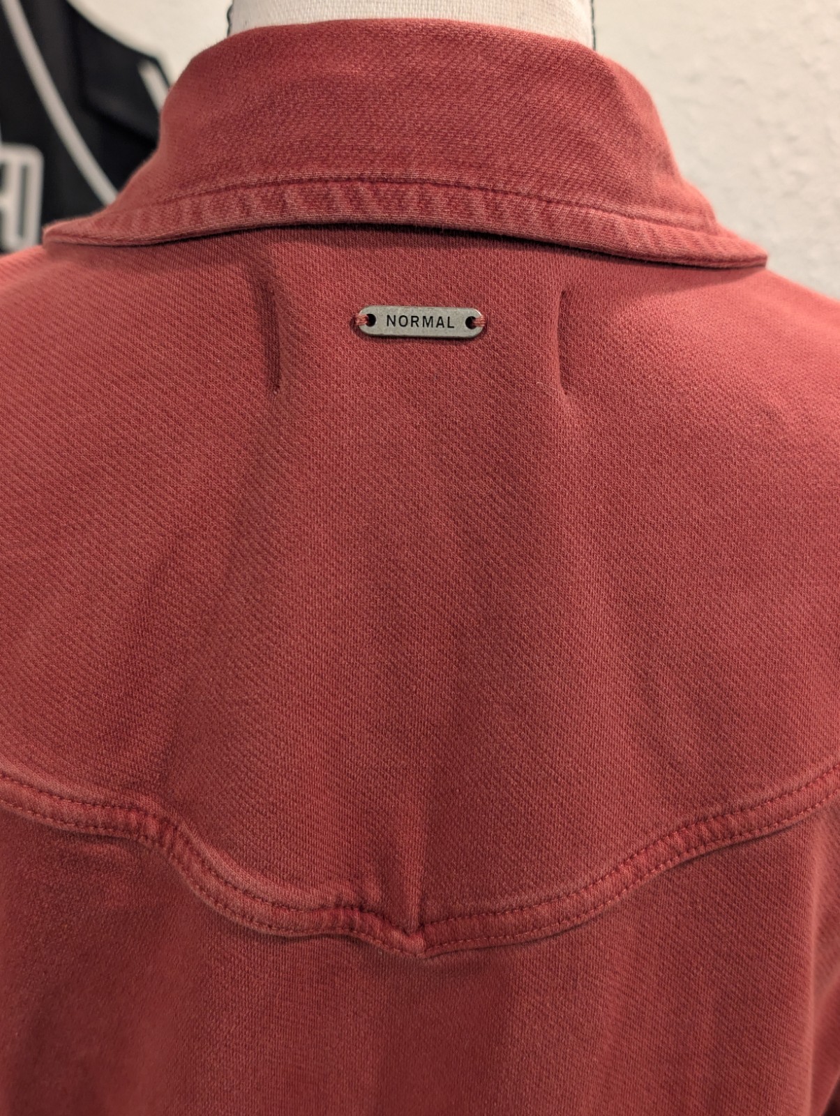 The Normal Brand Rust shirt dress, effortless, western style, utility, layering