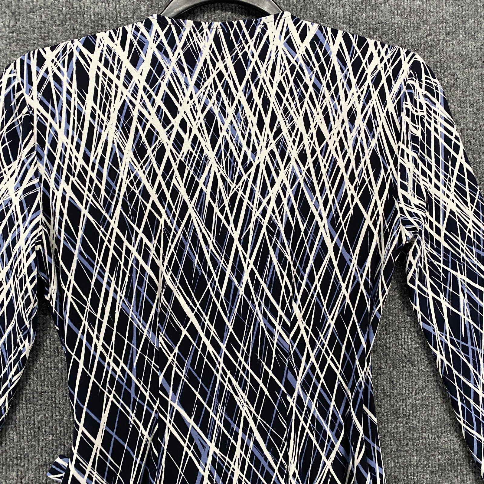 BCBGMaxazria Wrap Dress Womens XXS Blue Adele V-Neck Knee Length Ladies Office