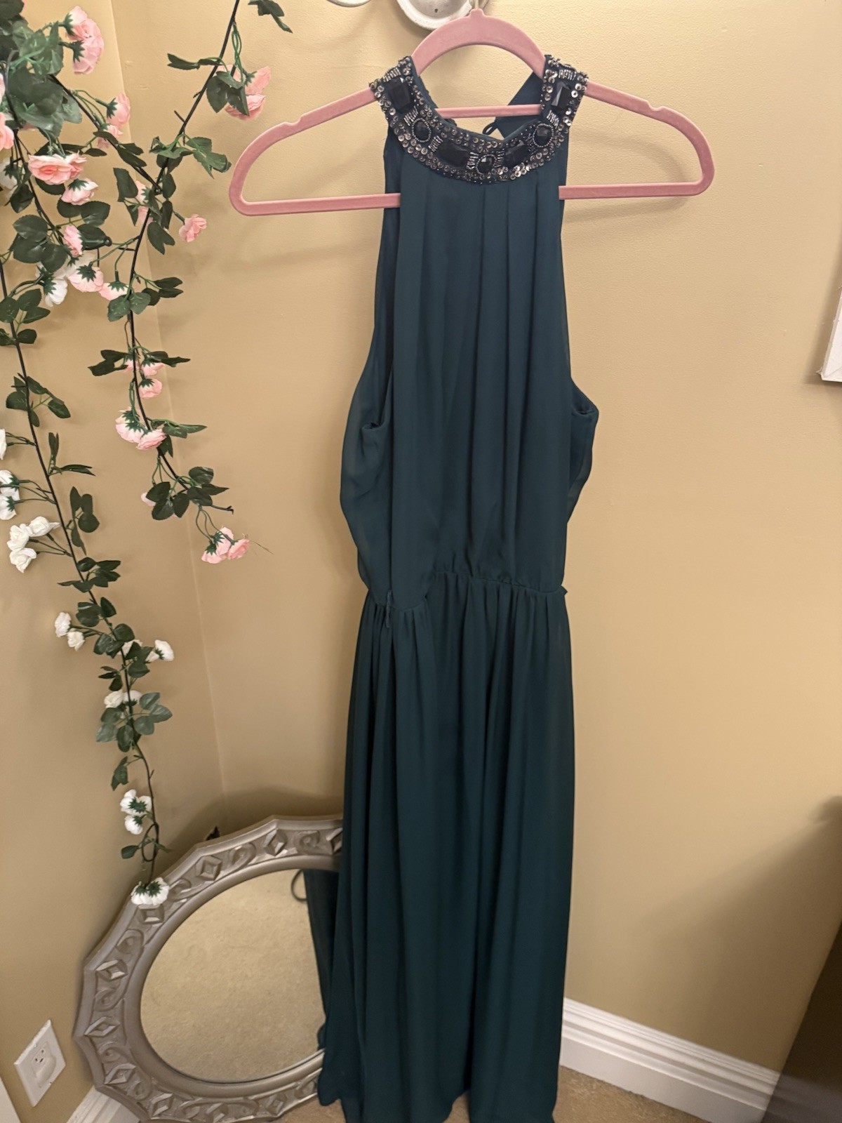 Emerald Green Sleeveless Dress