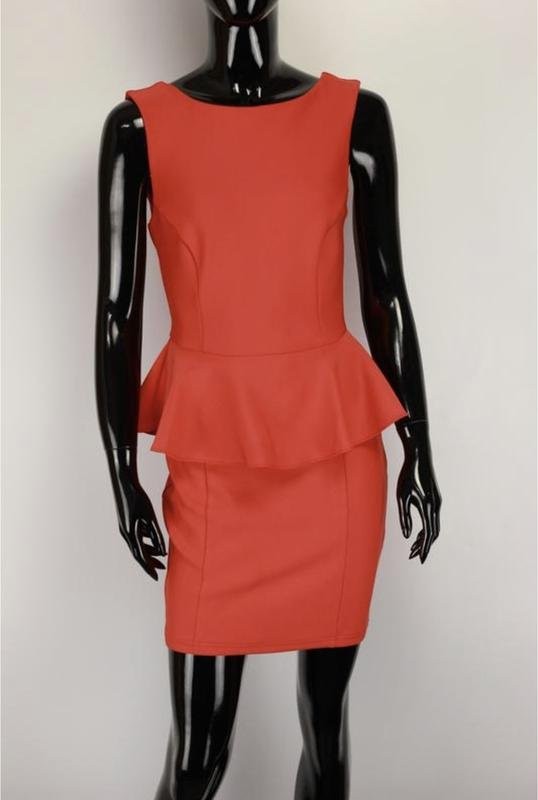 Women Topshop Dress Coral 36 / S / 44