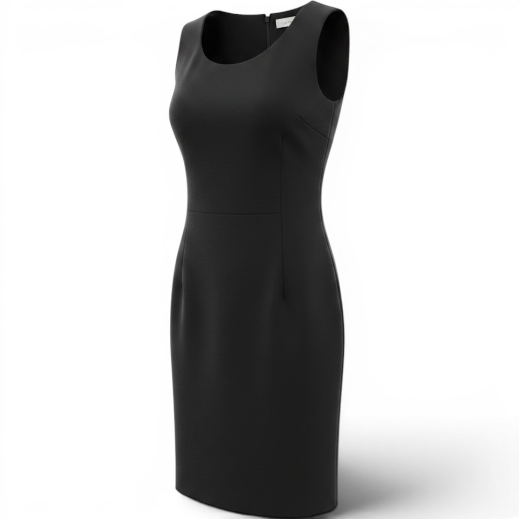 Calvin Klein perfect LBD Little Black Dress boss lady career workwear office 4