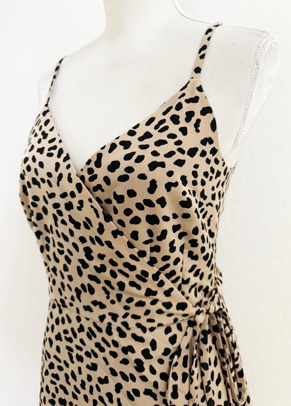 NEW Sactuary Small Leopard Wrap Dress Sundress Casual Brunch Date Travel Boho