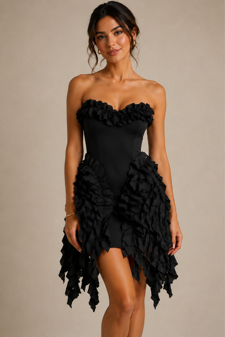 Akira Black Party Dress