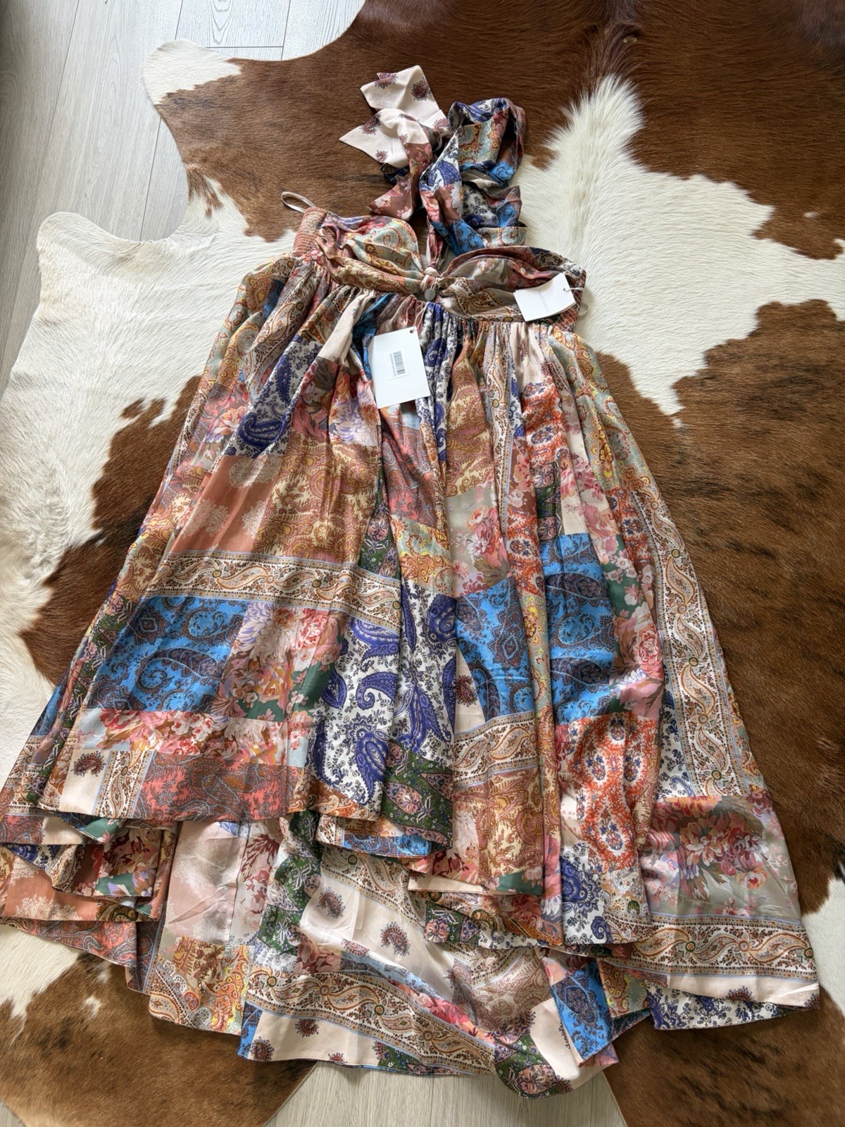 New with tags,authentic Zimmerman Devi halter maxi dress size 3 (US M-L)
