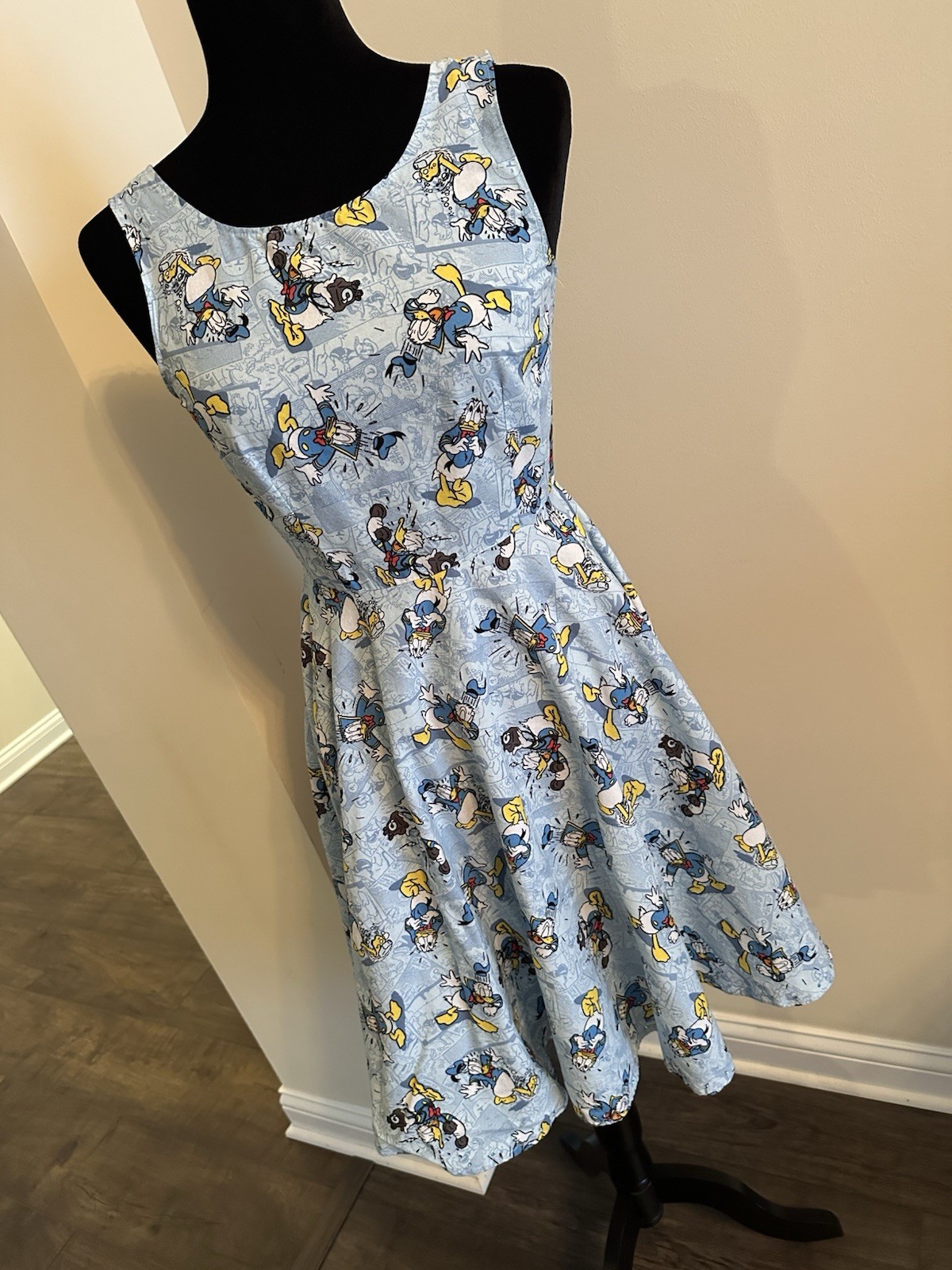 Custom Disney Donald Duck Dress Women’s Size Small