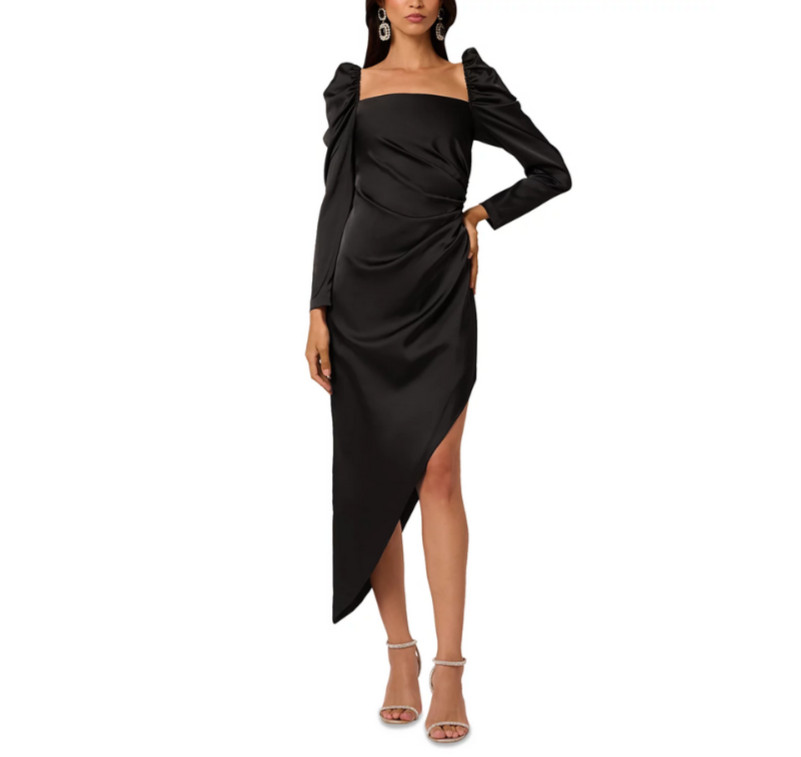Liv Foster Nora Asymmetrical Midi Dress MSRP $245 Size 0 # 3B 2562 NEW