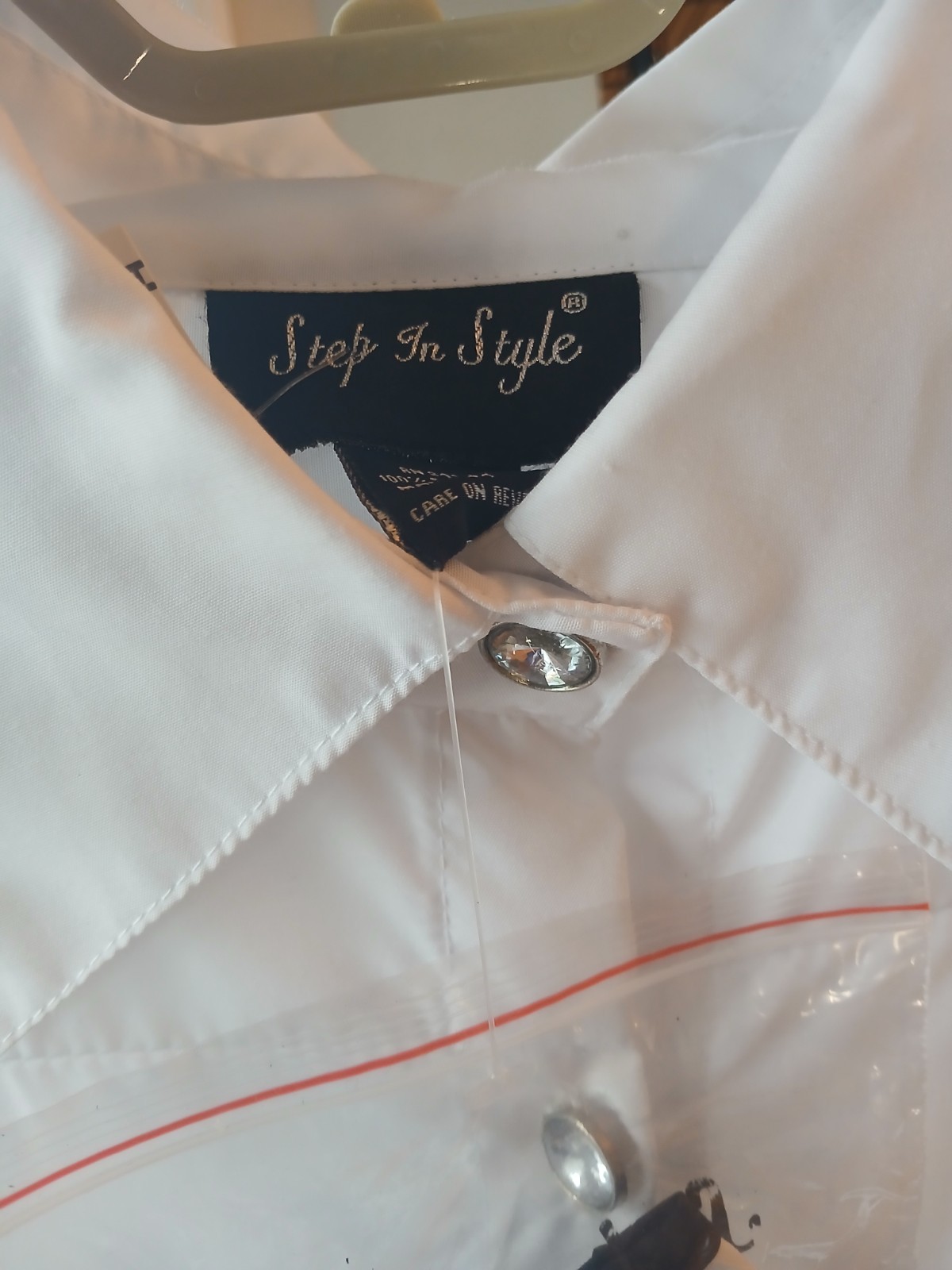 New! Step In Style White Diamond Button High Low Tent A Line Swing Dress 2X