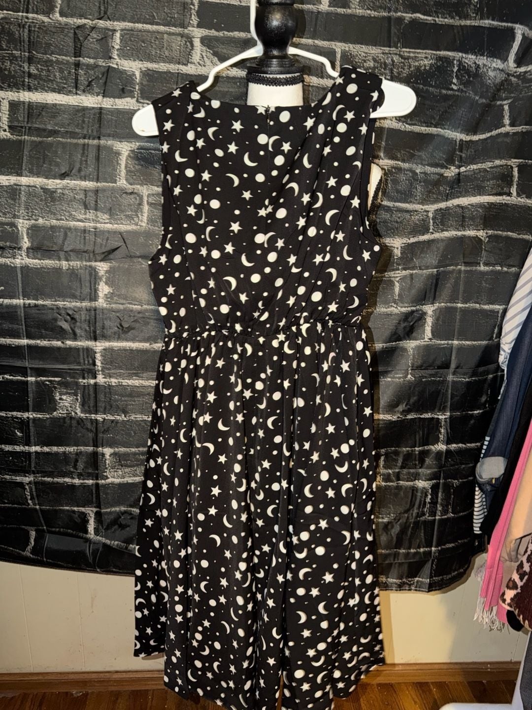 Tulip B Celestial Star and Moon Sleeveless Midi Dress