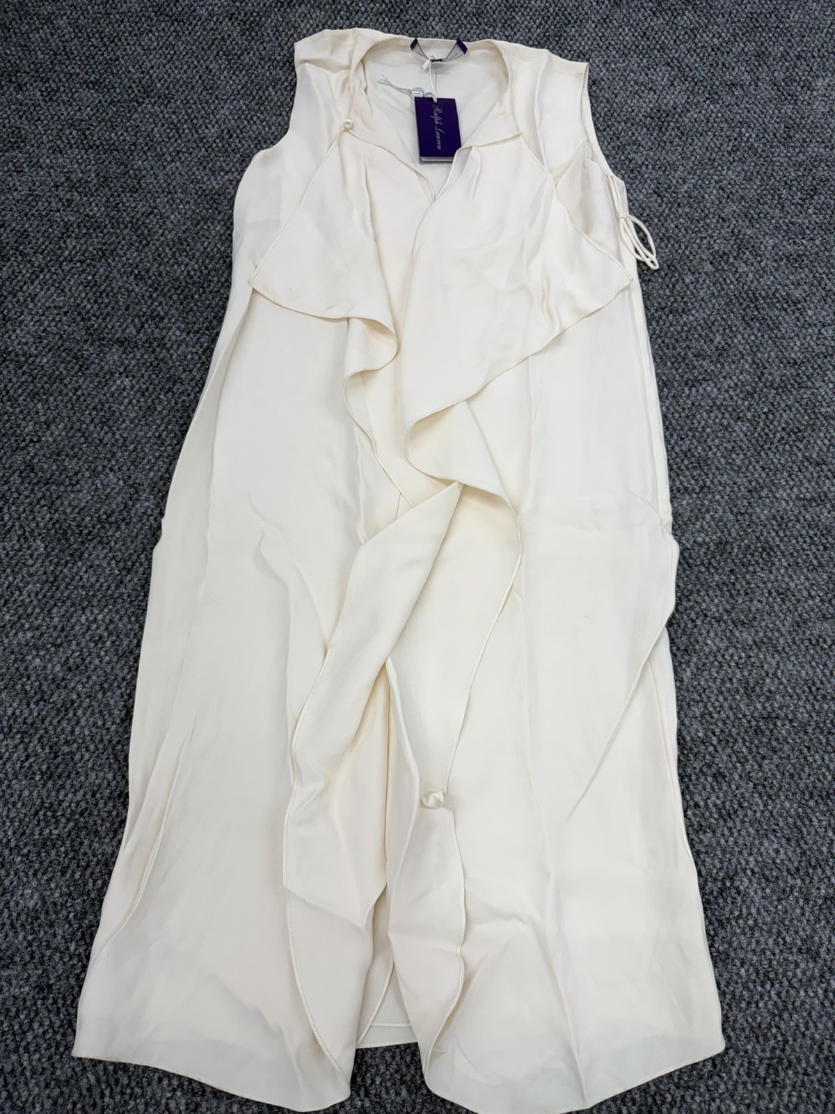 Ralph Lauren Purple Label Collection Women’s 2 Chantel Ruffle Front Dress – Read