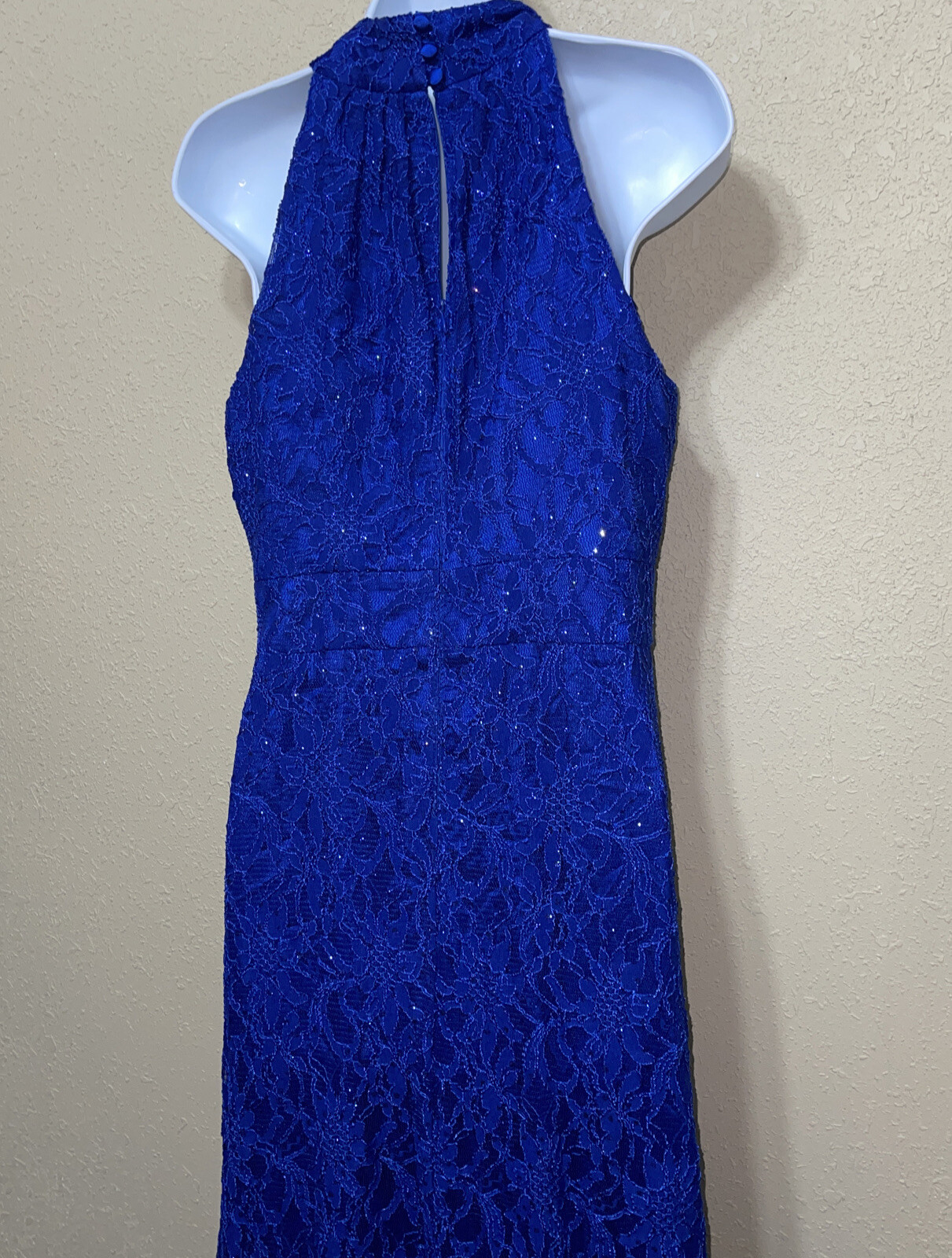 Decode 1.8 Lace Full Length Formal Evening Dress Gown SZ 10 NEW