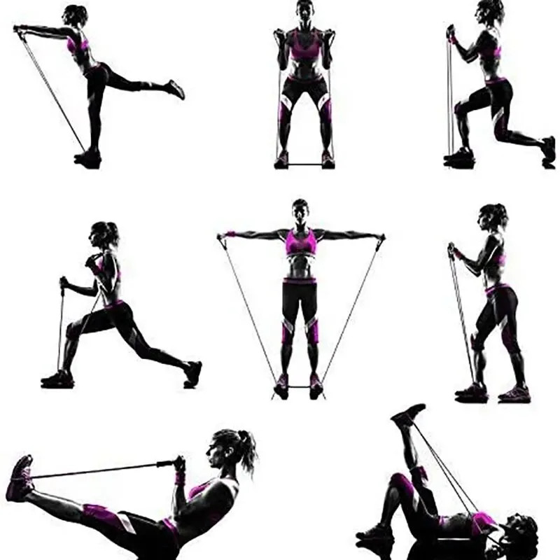 Resistance Bands With Handles, Exercise Bands, Workout Bands With Handles For