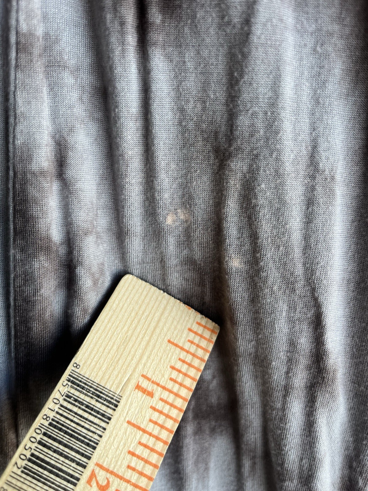 ECOTE Tie Dyed Boho Slim Maxi Orange Gray Embroidered Size Medium See Pics