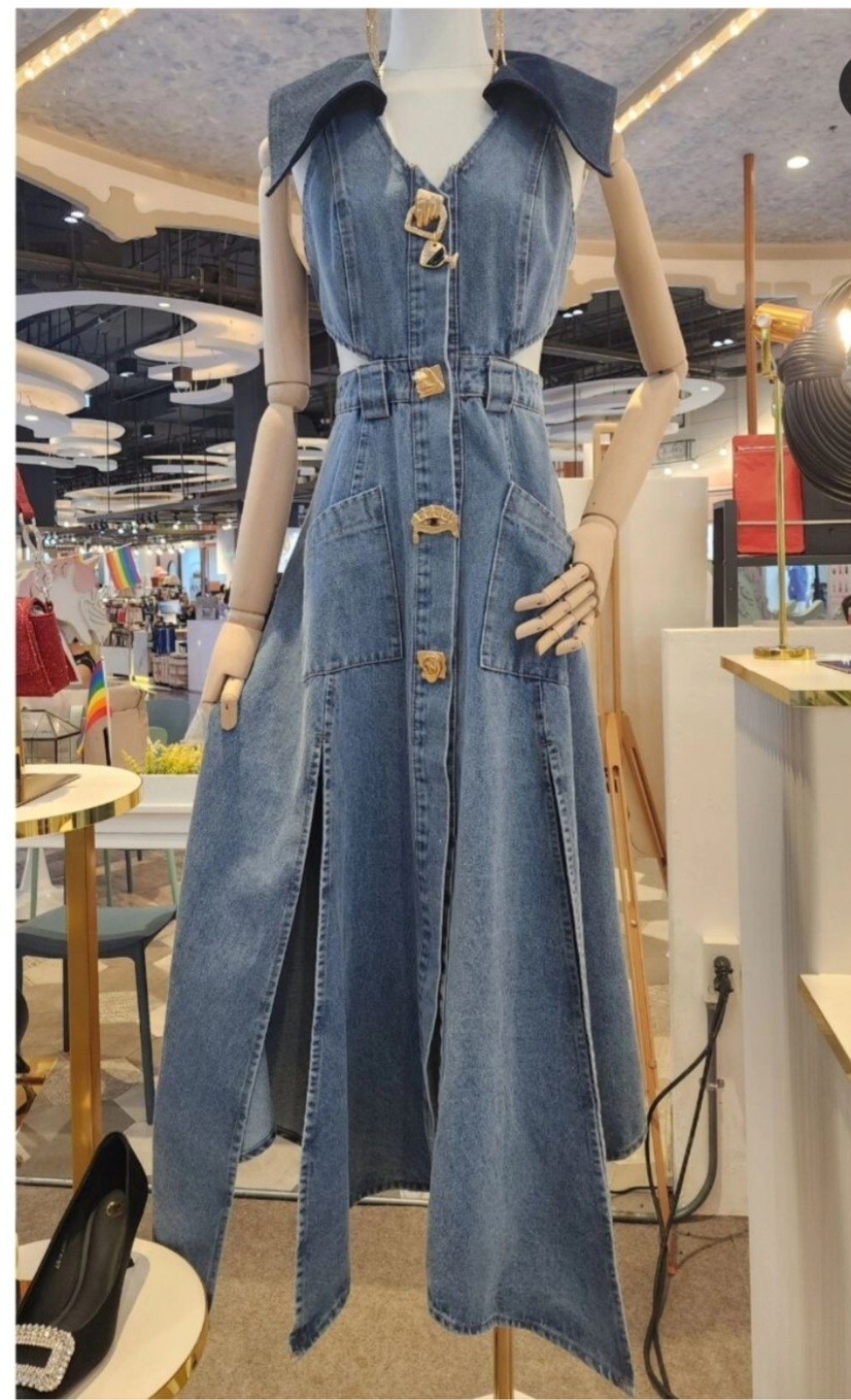 Premium Quality Denim Dress – NEW!