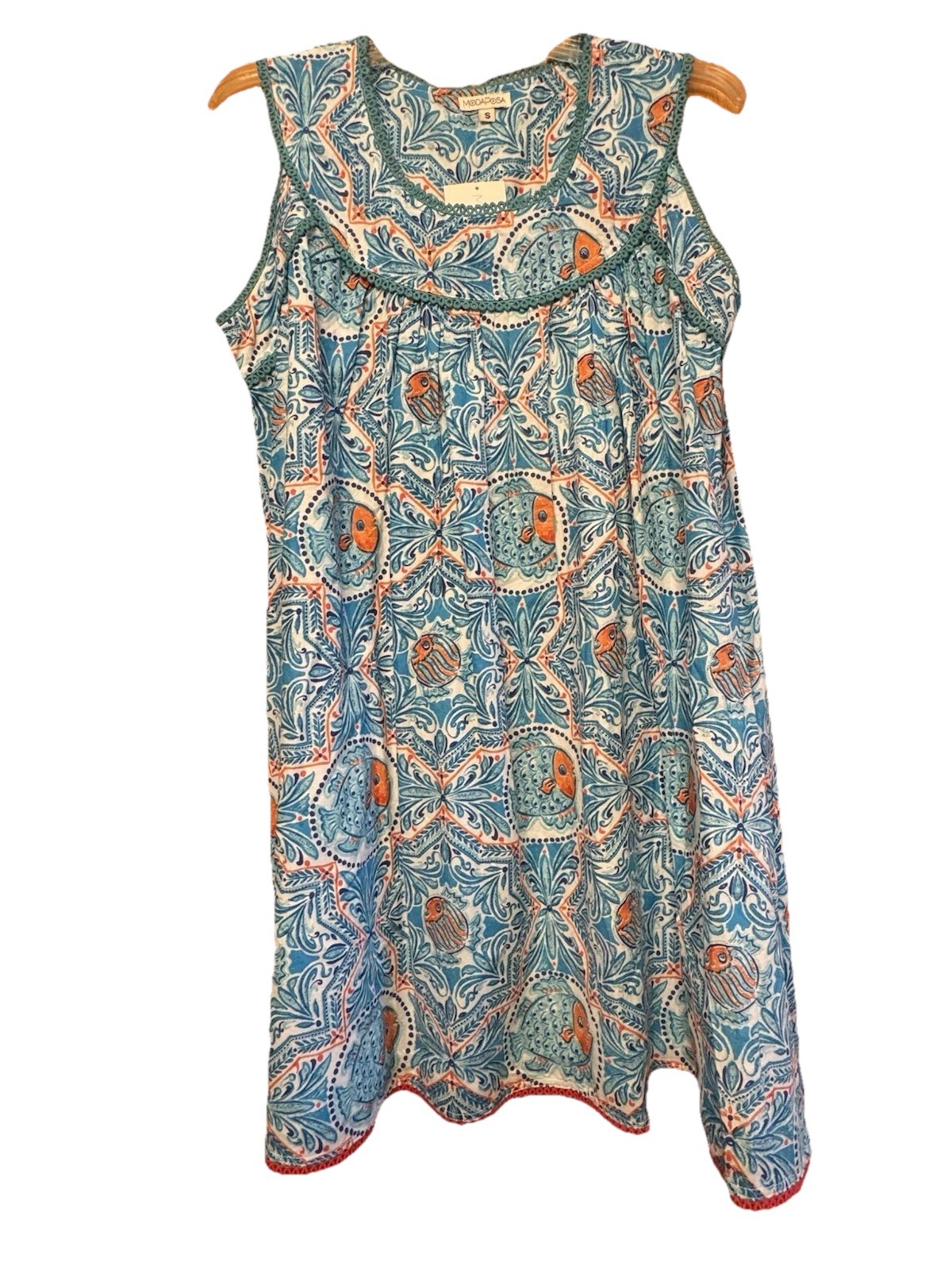 NWT Modaposa Cotton Dress / Beach Cover Size Small