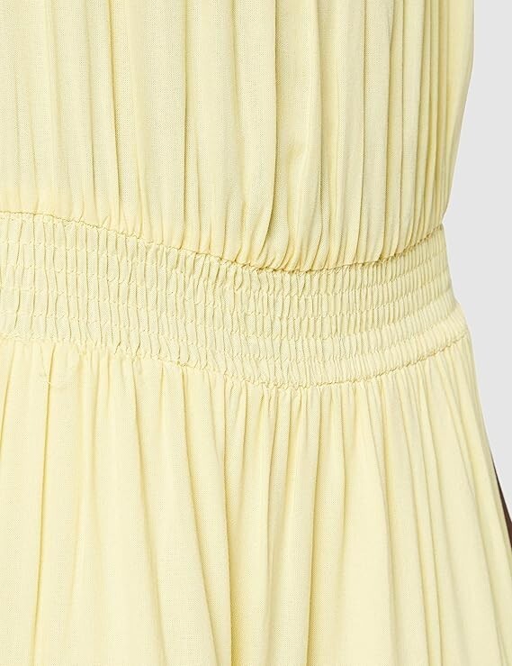 SPARKZ Copenhagen Tara Yellow Short Dress Pastel Yellow Small.