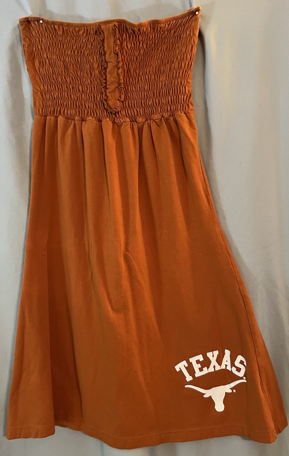 Women’s UT Longhorn Strapless Game Day Dress Size Small