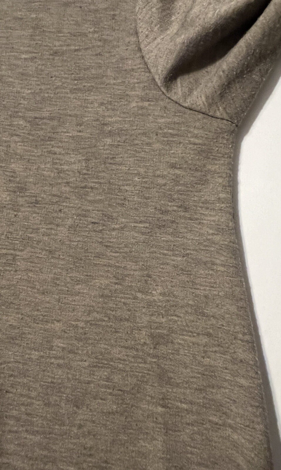 Lime & Chili Women’s Medium Long Sleeve Round Neck Heathered Tan Dress