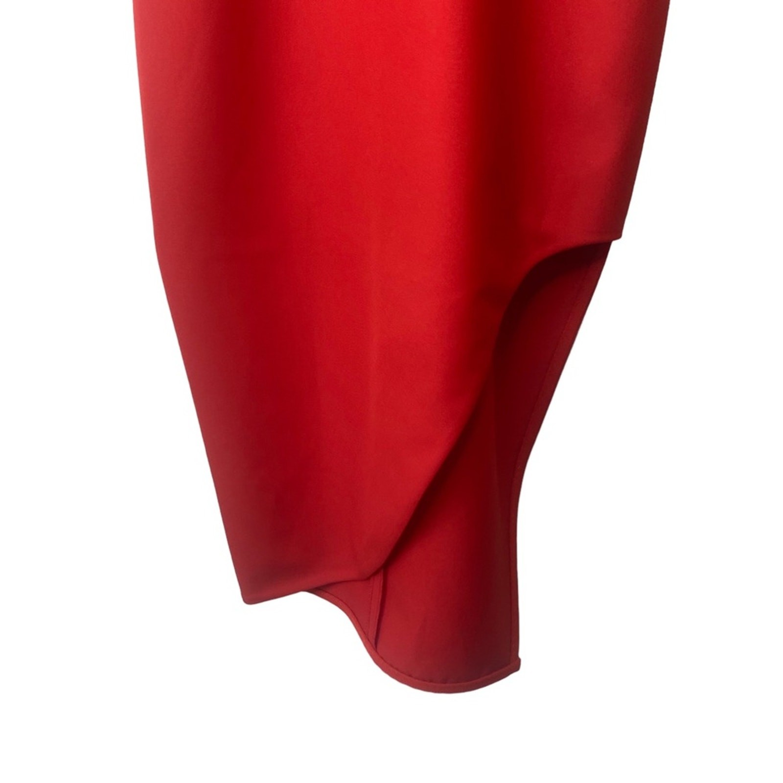 AIJEK VALENCIA WAVE COLD SHOULDER DRESS Rogue Red Size 1/ (US 2-4)