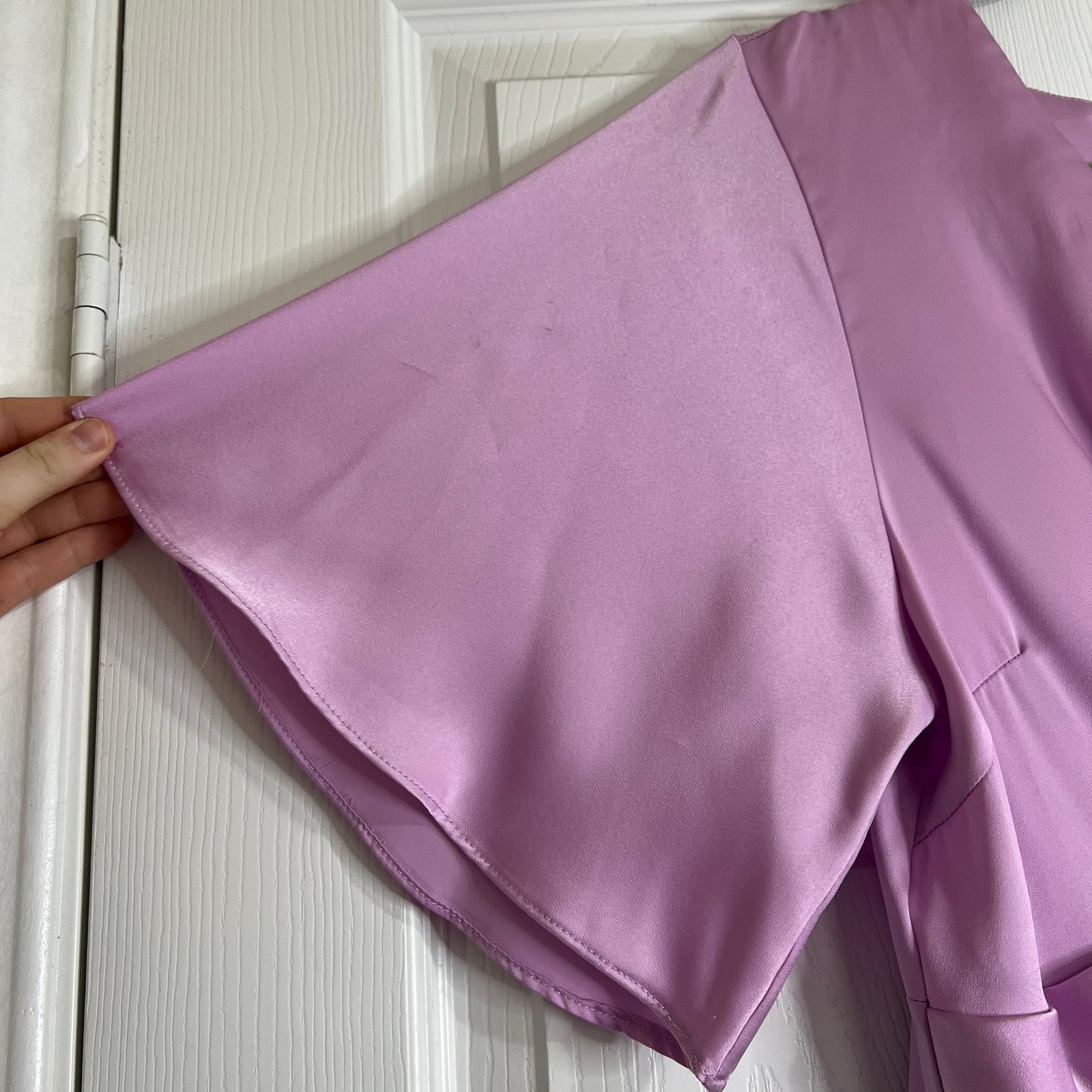 Twisted Up Satin Dress