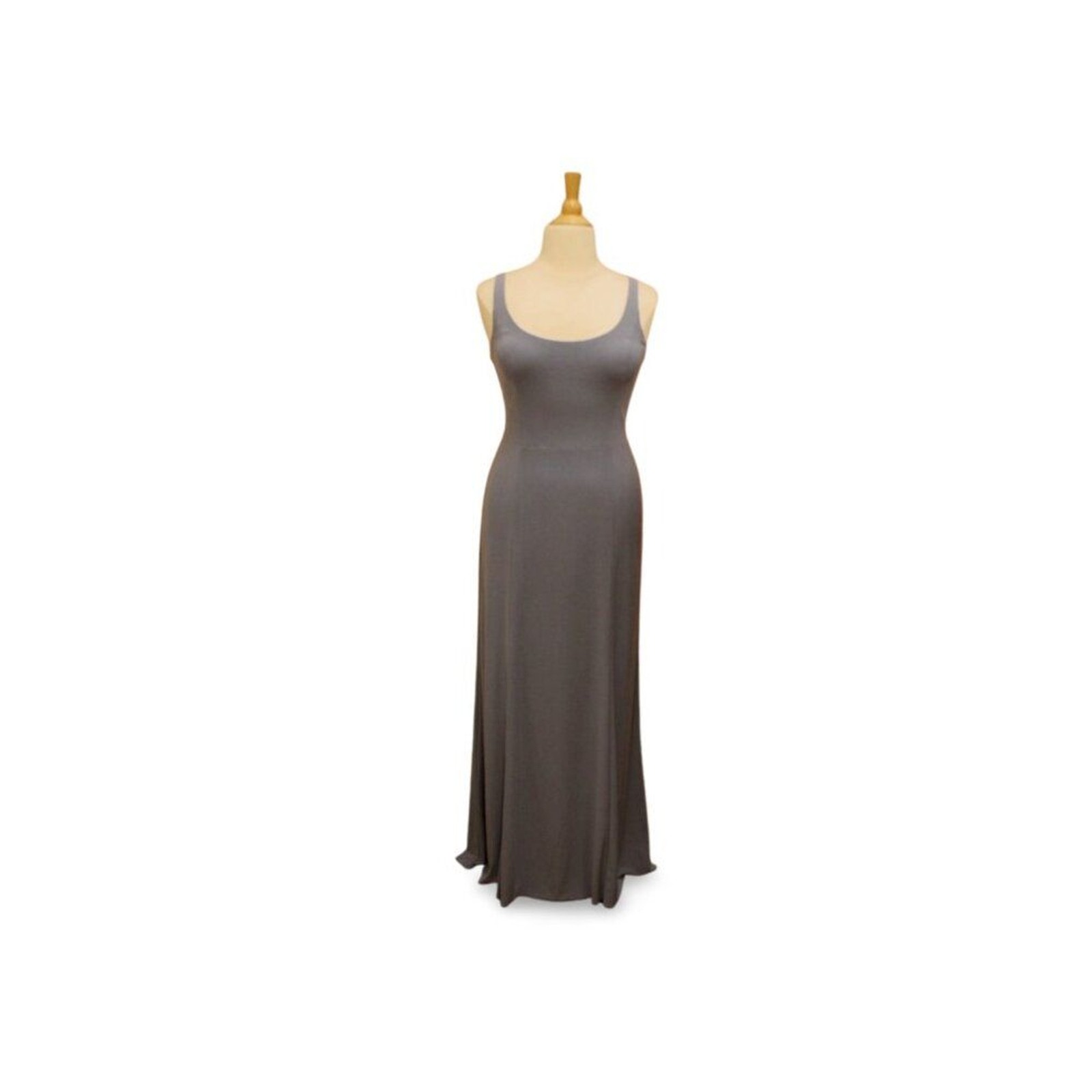 Comfortable Scoop Neck Sleeveless Aline Formal Bridesmaid Slate Amsale Nouvelle
