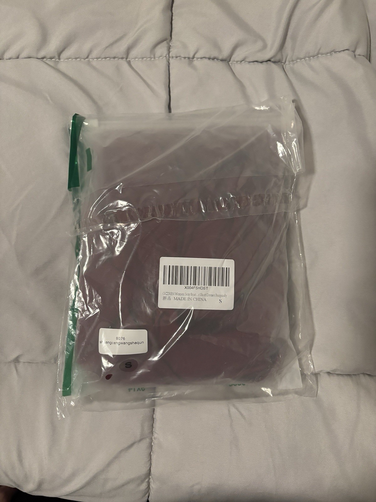 Backless Mesh Mini Dress Solid – Burgundy
