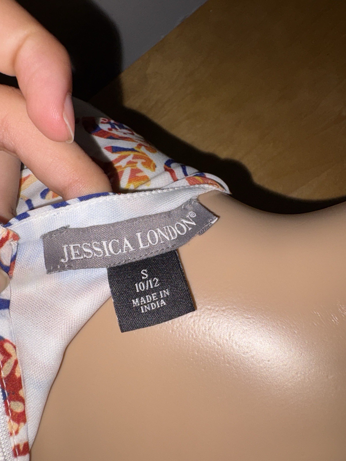 Jessica London Multicolor Sleeveless Maxi Dress (READ DESCRIPTION)