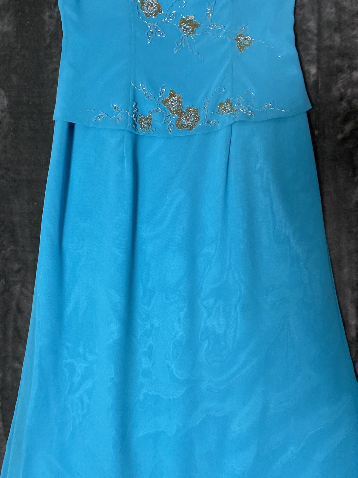Cassandra Stone Spaghetti Strap Dress Size 6 With Light Jacket