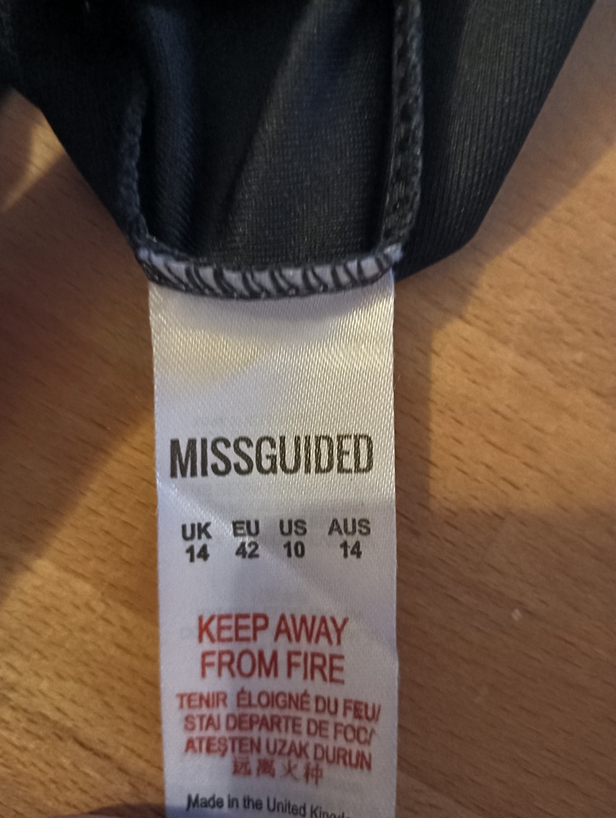 Misguided Long Black Dress